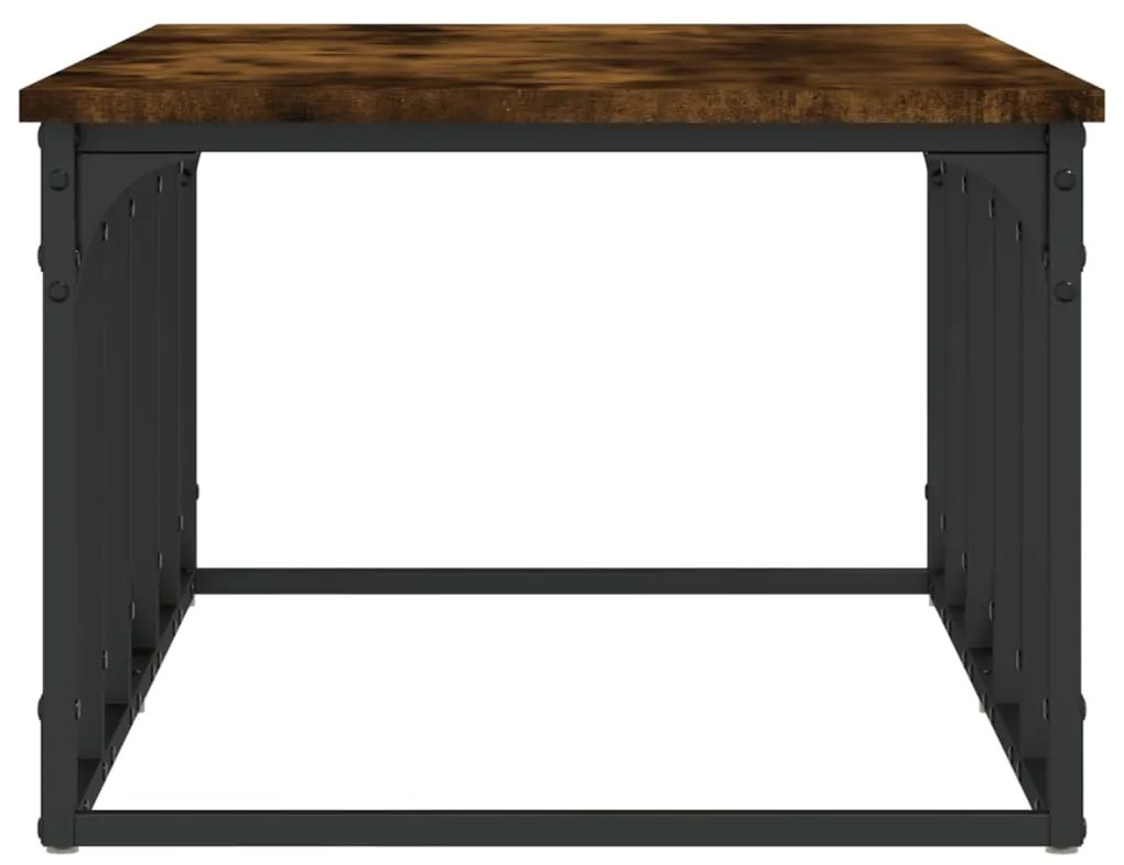 Mesa de centro 100x50x35,5 cm derivados madeira carvalho fumado