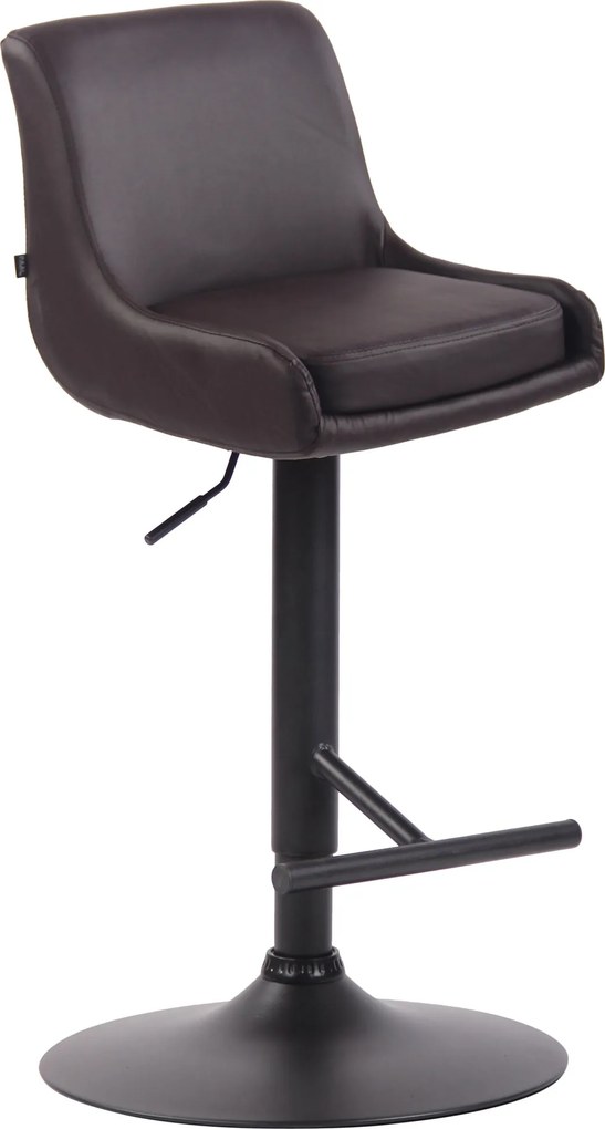 Banco de Bar couro sintético Castanho