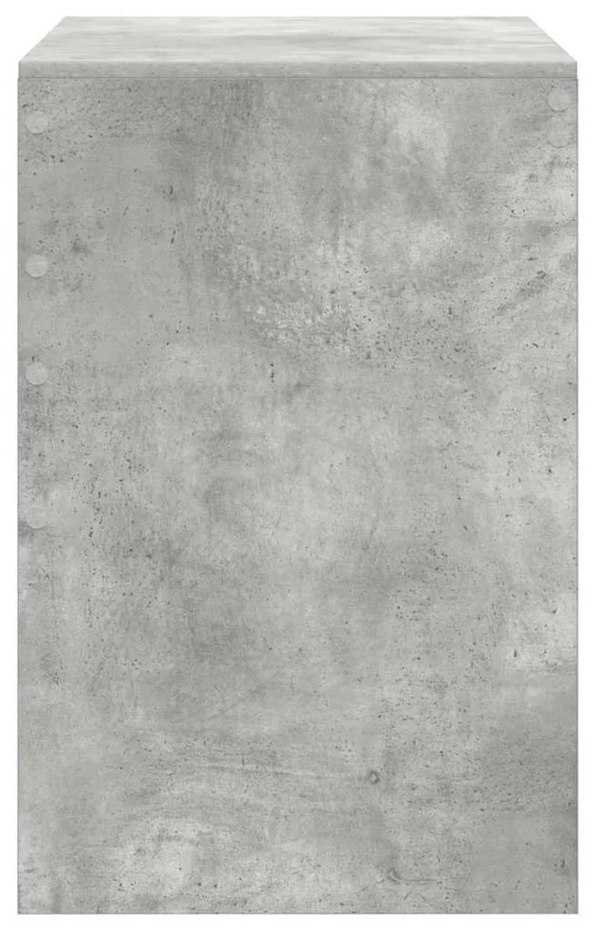 Escrivaninha Cinza-Concreto MDF 100 x 50 x 76 cm Escrivaninha
