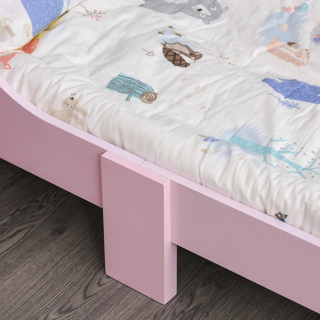 Cama de Criança +3 anos 143x73x60 cm Cama de Criança em Madeira com Es
