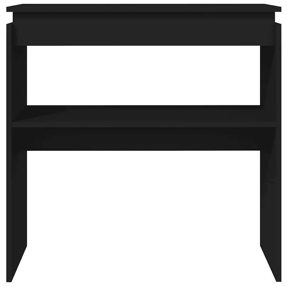 Mesa consola 80x30x80 cm derivados de madeira preto