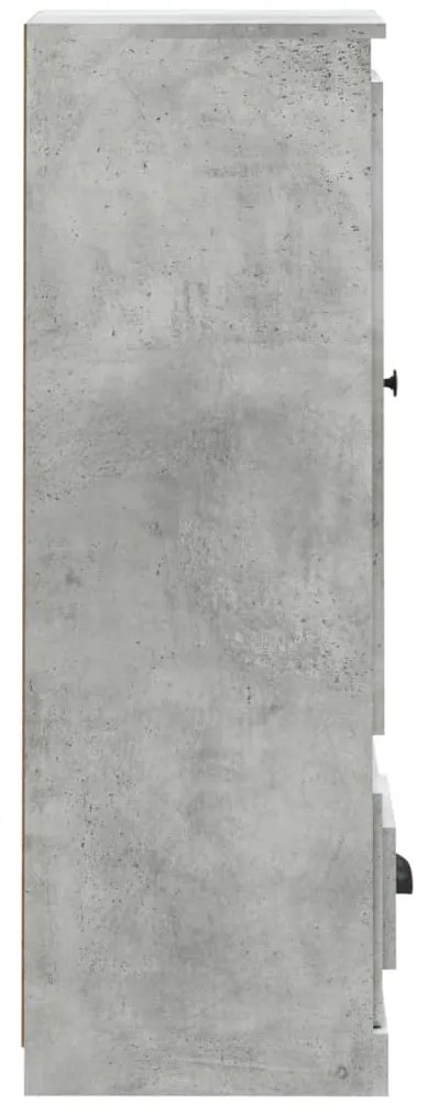 Aparador alto 36x35,5x103,5 cm derivados madeira cinza cimento