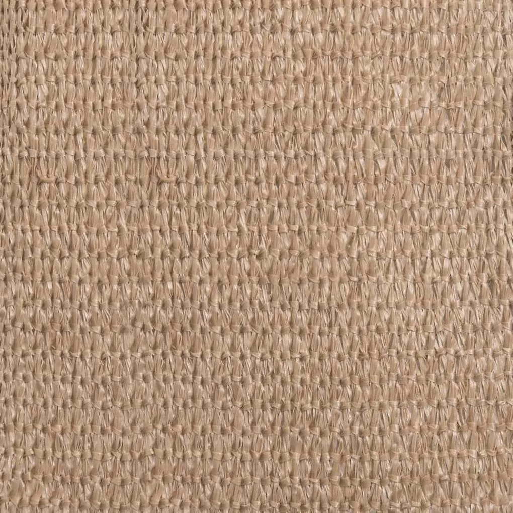 Para-sol estilo vela 160 g/m² 5x5 m PEAD cinzento-acastanhado