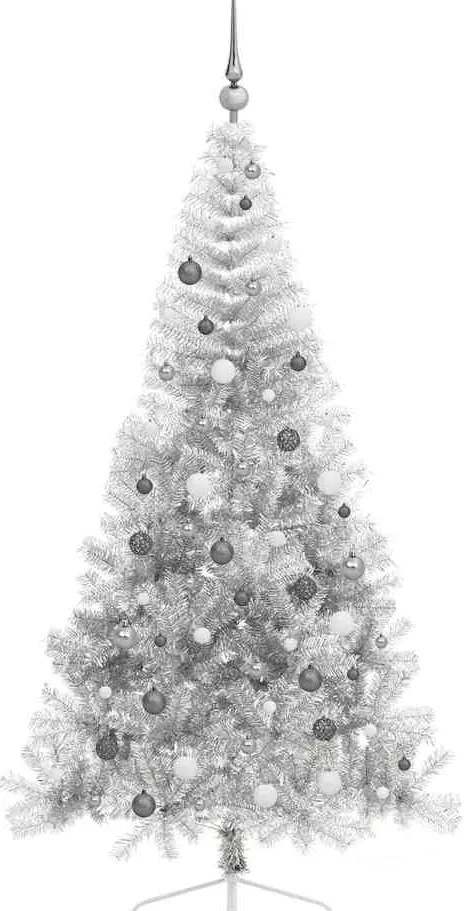 Árvore de Natal Prateado 210 cm PET