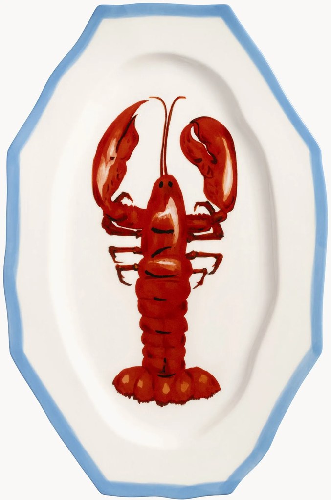 Travessa pintada à mão Sirène