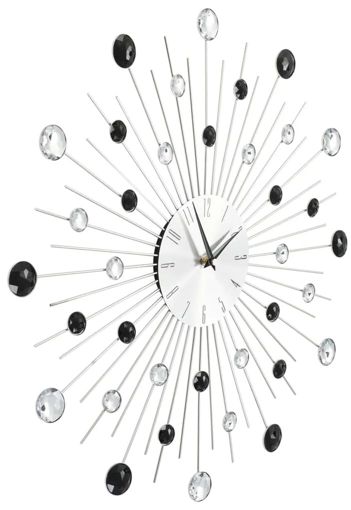 Relógio de parede com movimento quartzo design moderno 50 cm