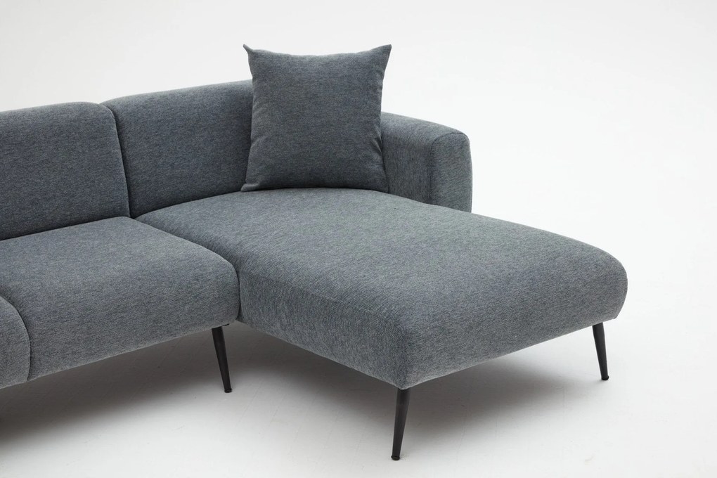 Sofá de Canto Side – Antracite – 252 cm x 77 cm x 82 cm