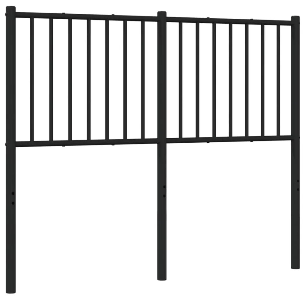 Cabeceira de cama 120 cm metal preto