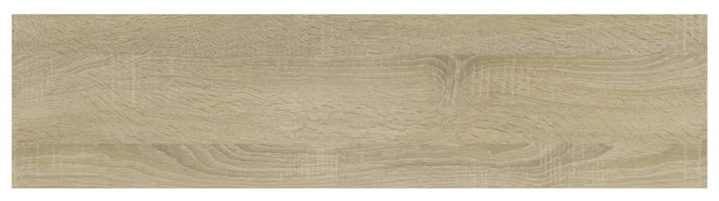 Prateleiras 4 pcs 40x10x1,5cm derivados madeira carvalho sonoma