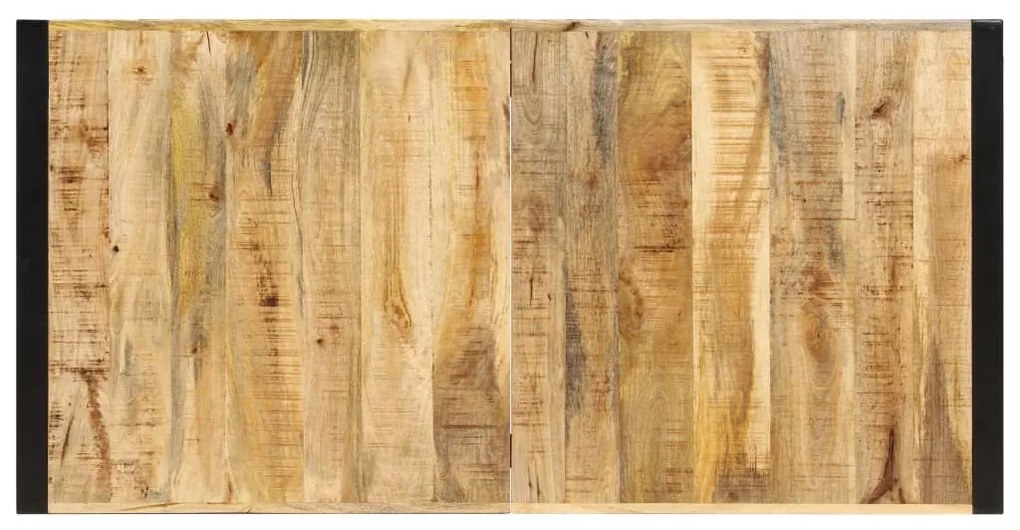 Mesa de jantar 160x80x75 cm madeira de mangueira maciça