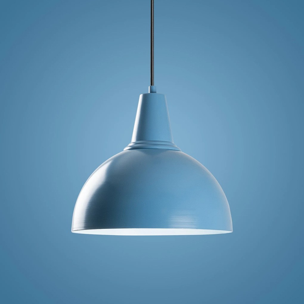 Candeeiro Suspenso com Altura Ajustável – Kure 2451 Light Blue – Azul