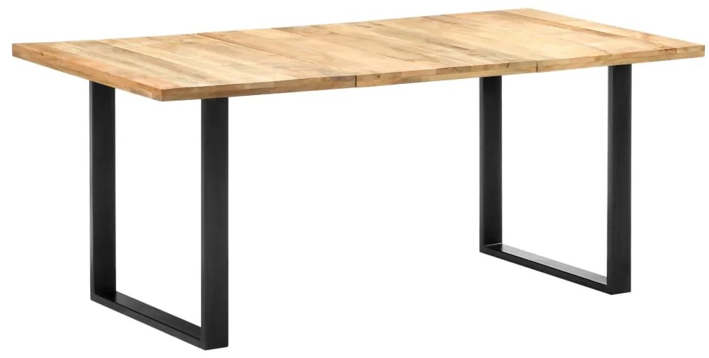 Mesa de jantar 180x90x76 cm madeira de mangueira maciça