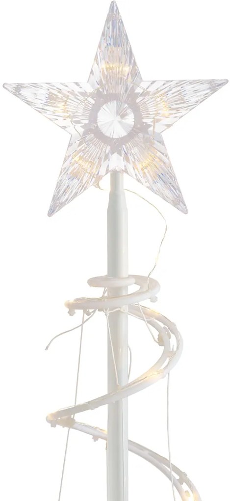 Árvore de Natal branca incluindo LED IP44 - Puno