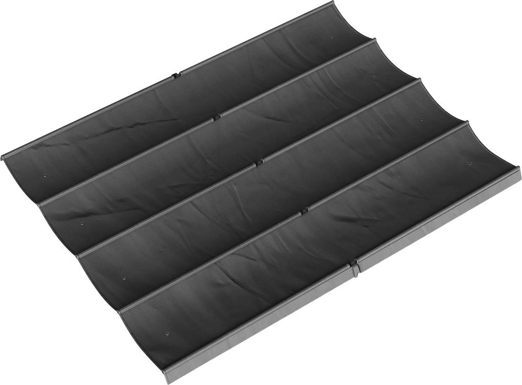 Outsunny Toldo de Reposição Retrátil 3,92x3,5 m para Estrutura de 4x3 m Apenas Cobertura de Tecido para Jardim com 8 Orifícios Cinzento | Aosom Portugal