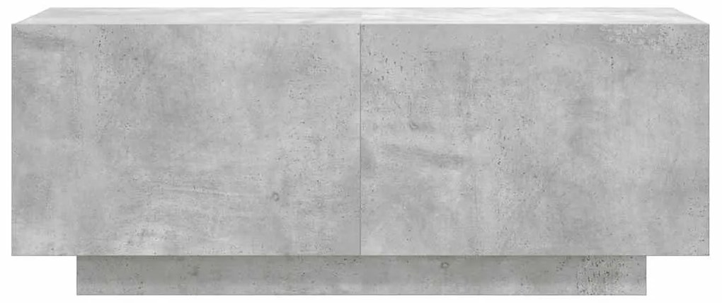 Móvel p/ TV 100x35x40cm madeira processada cinzento cimento