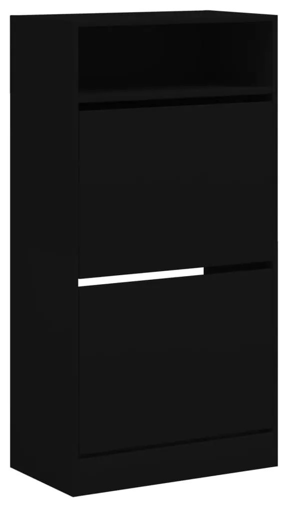 Sapateira 60x34x116 cm derivados de madeira preto