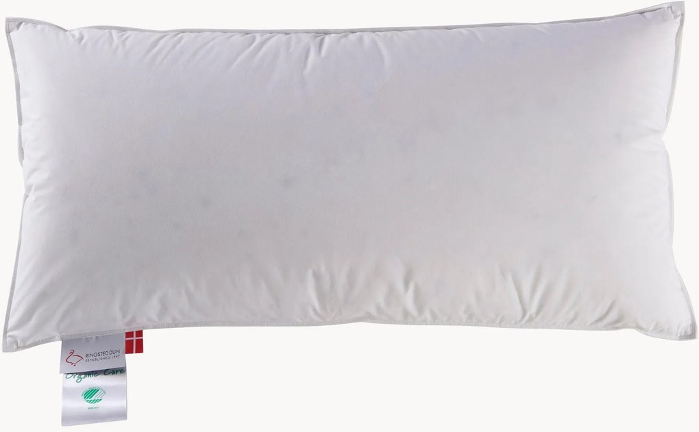 Almofada de plumas de três câmaras Organic Care, firme
