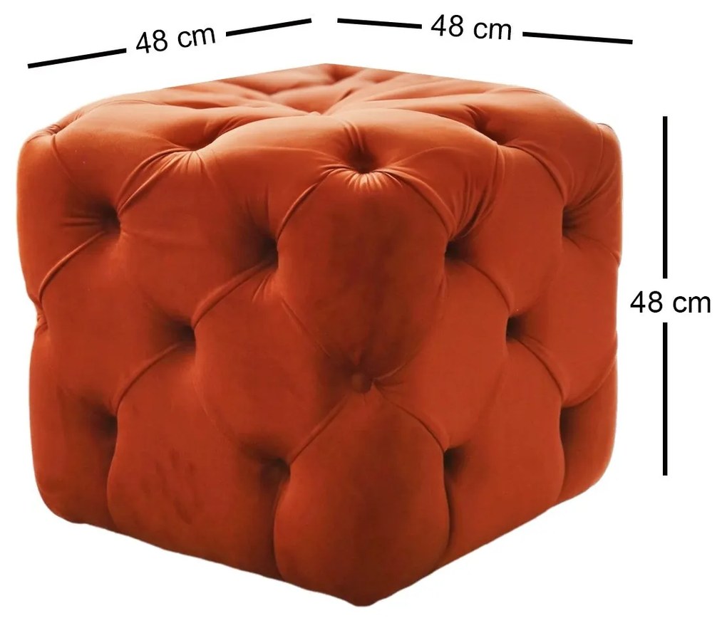 Pouffe Kup – Cinnamon – 48 cm x 48 cm x 48 cm
