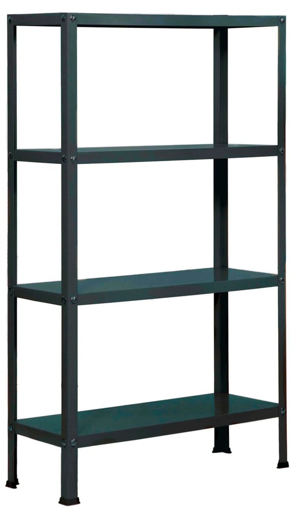 Estante com 4 Prateleiras  SIMONHOME CLASSIC MINI 4/300 ANTRACITE/ANTRACI Capacidade P/ prateleira 100 Kg Dimensões 1600x800x300 mm