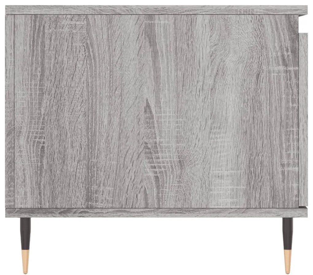 Mesa de centro 100x50x45 cm derivados madeira cinzento sonoma