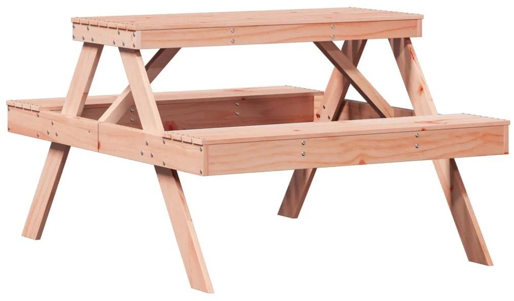 Mesa de piquenique 105x134x75 cm madeira de douglas maciça