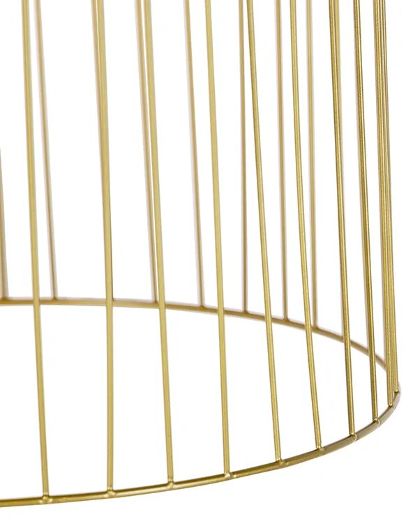 Candeeiro de suspensão design dourado - Wire Knock Design