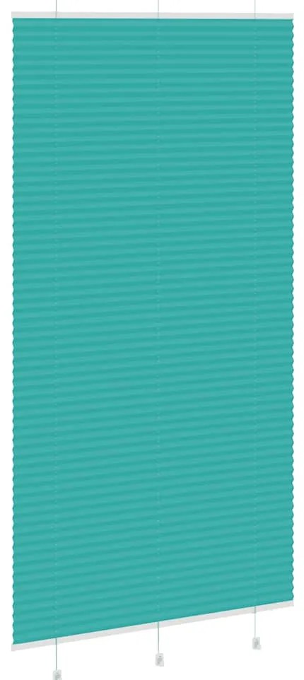 Gasolina verde Plissada Cega 110x200 cm Largura Tecido 109,4cm