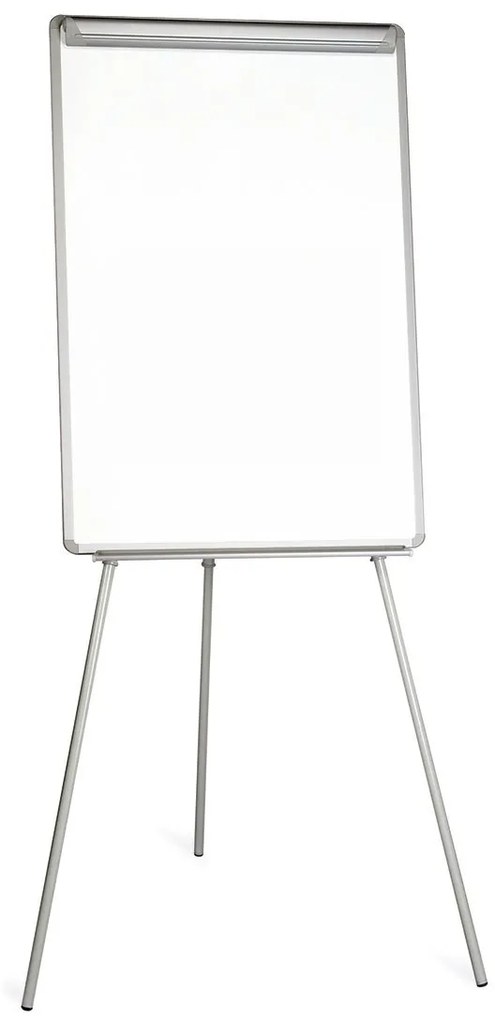 Quadro Branco Tripé Magnético Cinza 60x85cm Flip Chart Earth-it (cavalete/conferência)