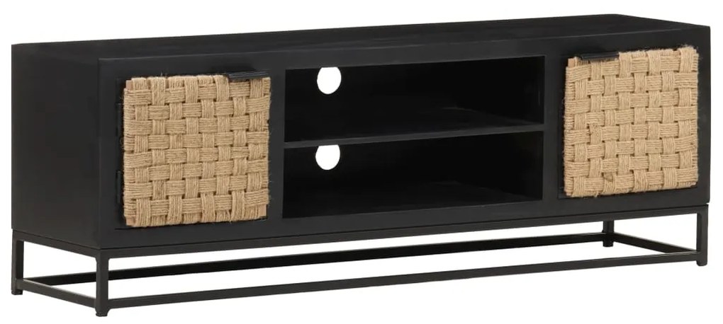 Móvel de TV 120x30x40 cm madeira de mangueira maciça