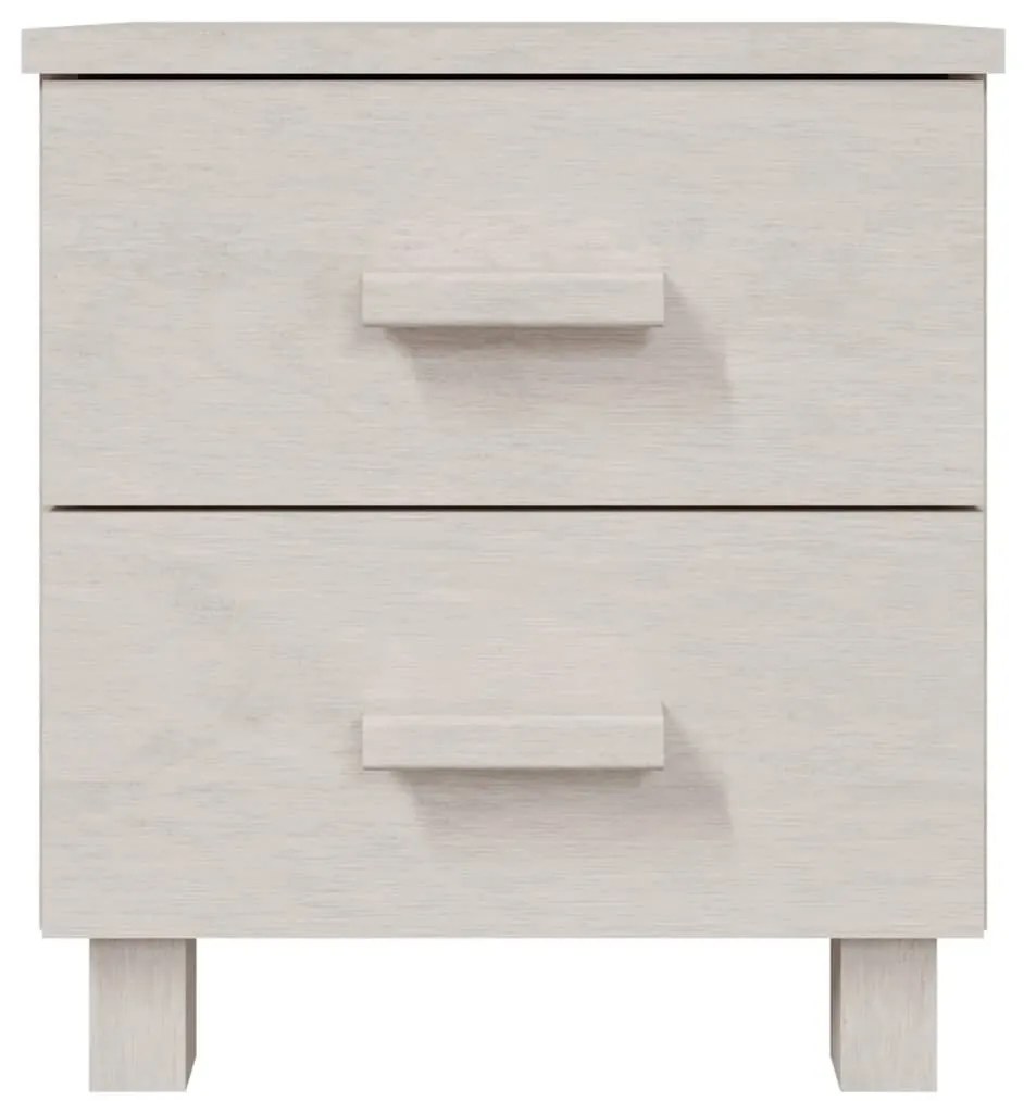 Mesa de cabeceira HAMAR 40x35x44,5 cm pinho maciço branco