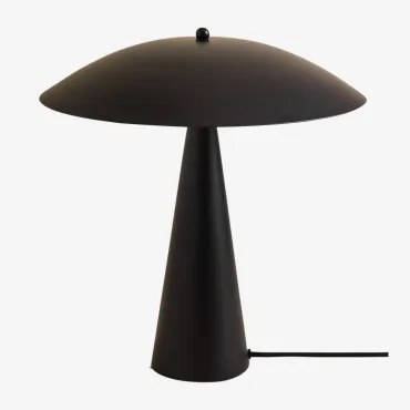 Candeeiro De Mesa Em Ferro Irune Preto - Sklum