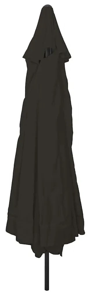Parasol ø395 x 245 cm Preto