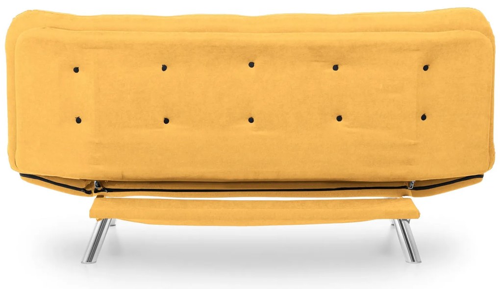 Sofá-Cama de 3 Lugares Misa – Mostarda – 200 cm