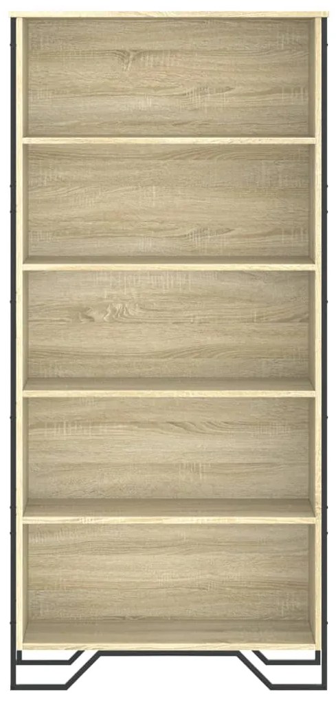 Estante 80x31x169 cm derivados de madeira carvalho sonoma