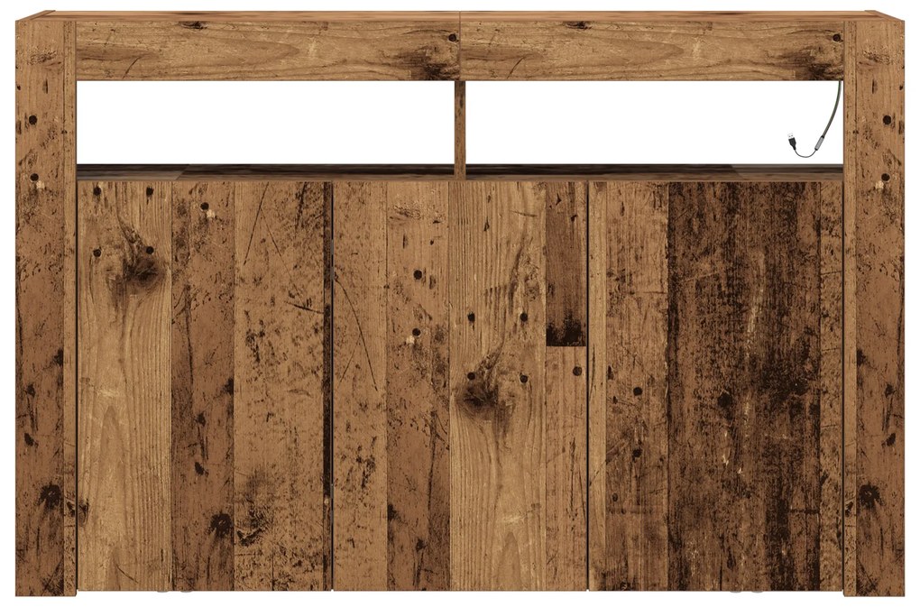 Buffet Madeira velha Madeira engenheirada 116 x 30 x 75 cm Buffet