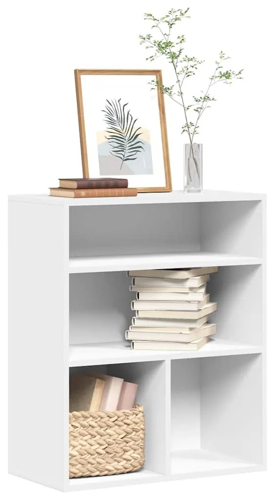 vidaXL Estante branco 60x30x71,5 cm derivados de madeira