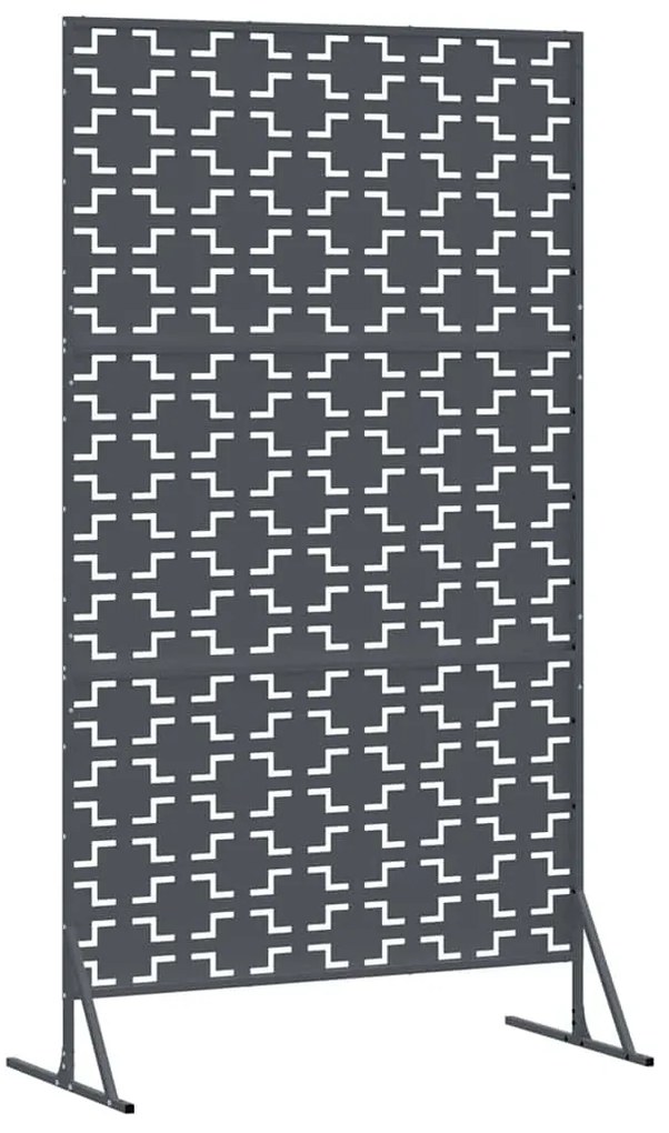 Tela de Privacidade na Cor Antracite, 100x50x180 cm, Feita de Aço