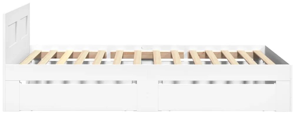 Estrutura cama c/ cabeceira sem colchão 90x190 cm branco