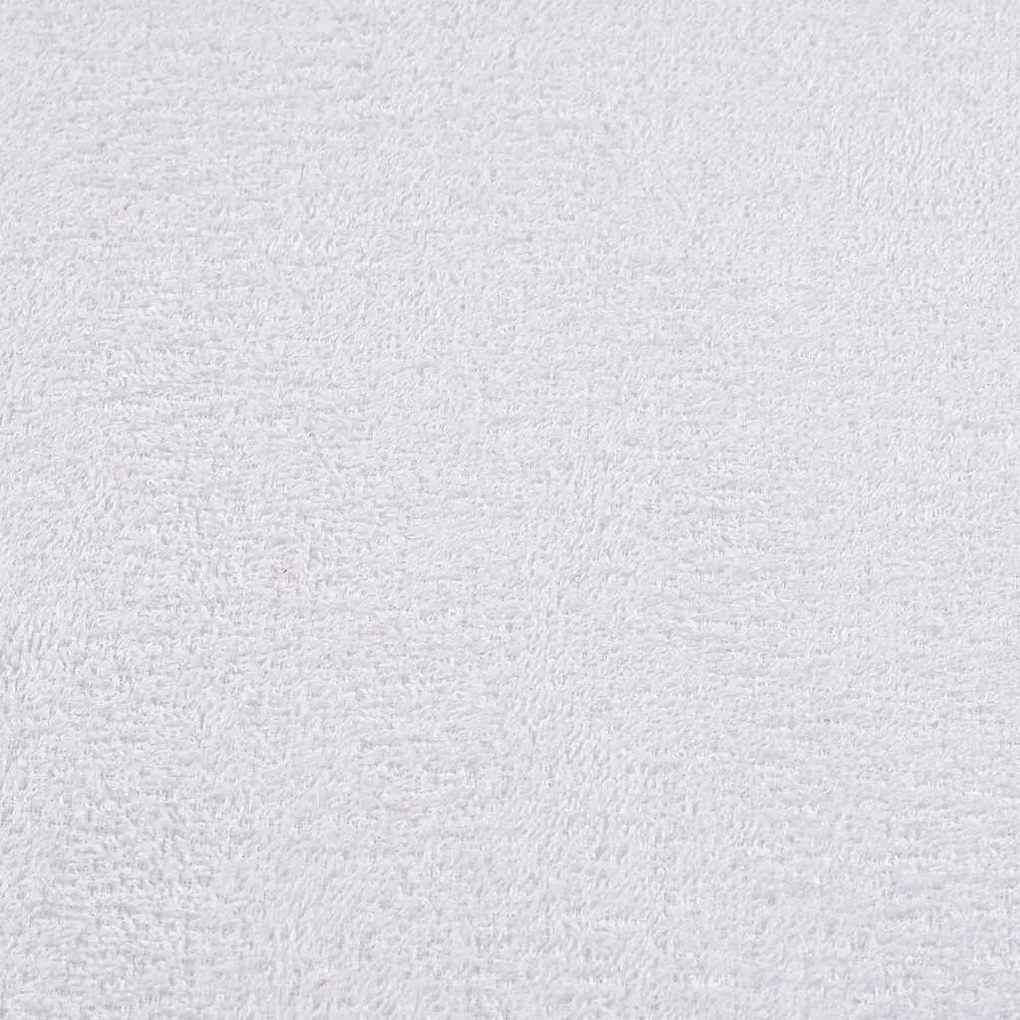 Toalhas de mãos 2 pcs 50x100 cm 360 gsm 100% algodão branco