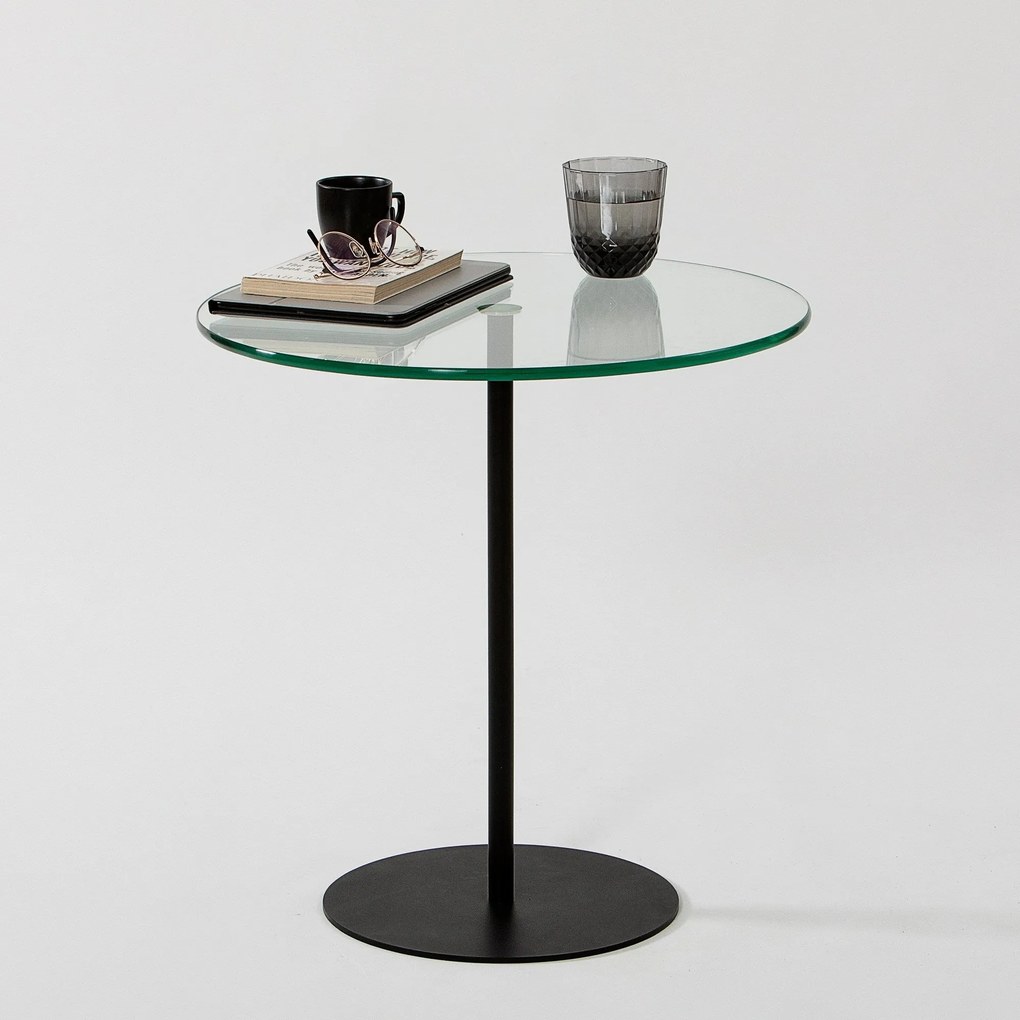 Mesa Lateral Chill-Out - Preto - 50x50x50 cm
