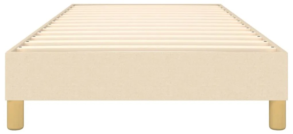 Estrutura de cama sem colchão 80x200 cm creme