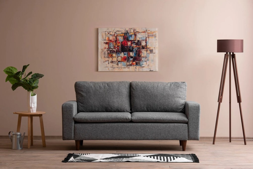 Sofá de 2 Lugares Lungo – Cinzento Claro – 180 cm