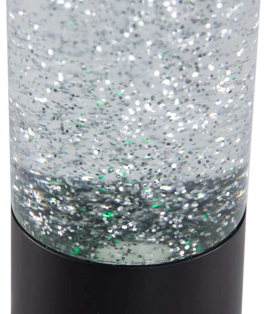 Candeeiro de mesa neon preto com LED RGB - Sparkle Design