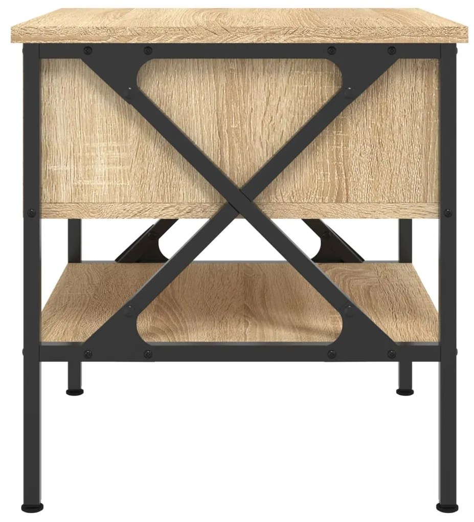 Mesas cabeceira 2pcs 40x42x45 cm deriv. madeira carvalho sonoma