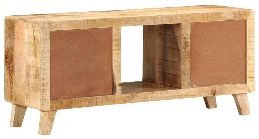 Móvel de TV 105x46x32 cm madeira de mangueira áspera maciça