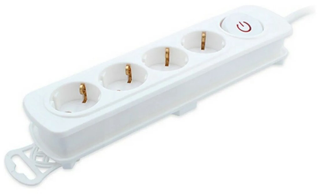 Extensão com 4 tomadas com interruptor TM Electron 250 V
