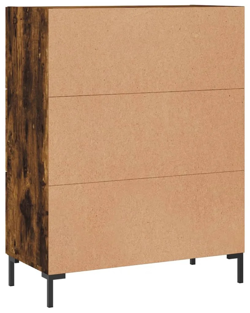 Aparador 69,5x34x90 cm derivados de madeira cor carvalho fumado