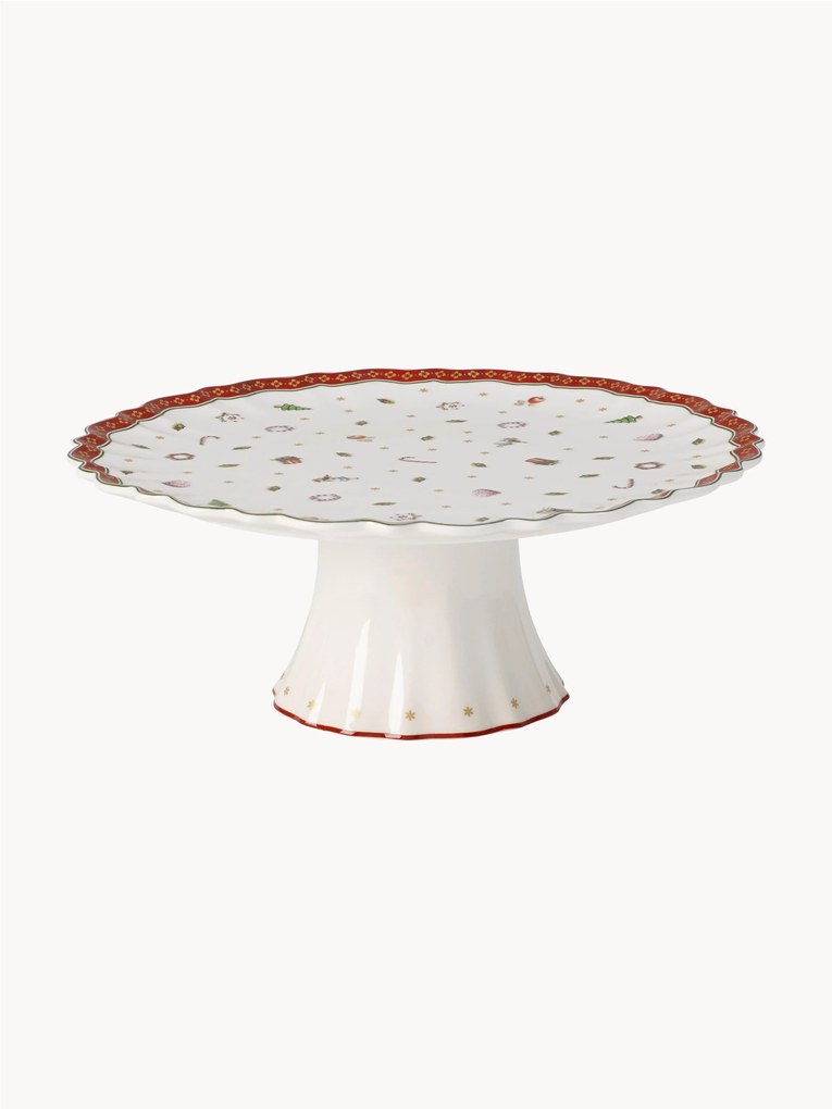 Porcelain Cake Plate Toy's Delight