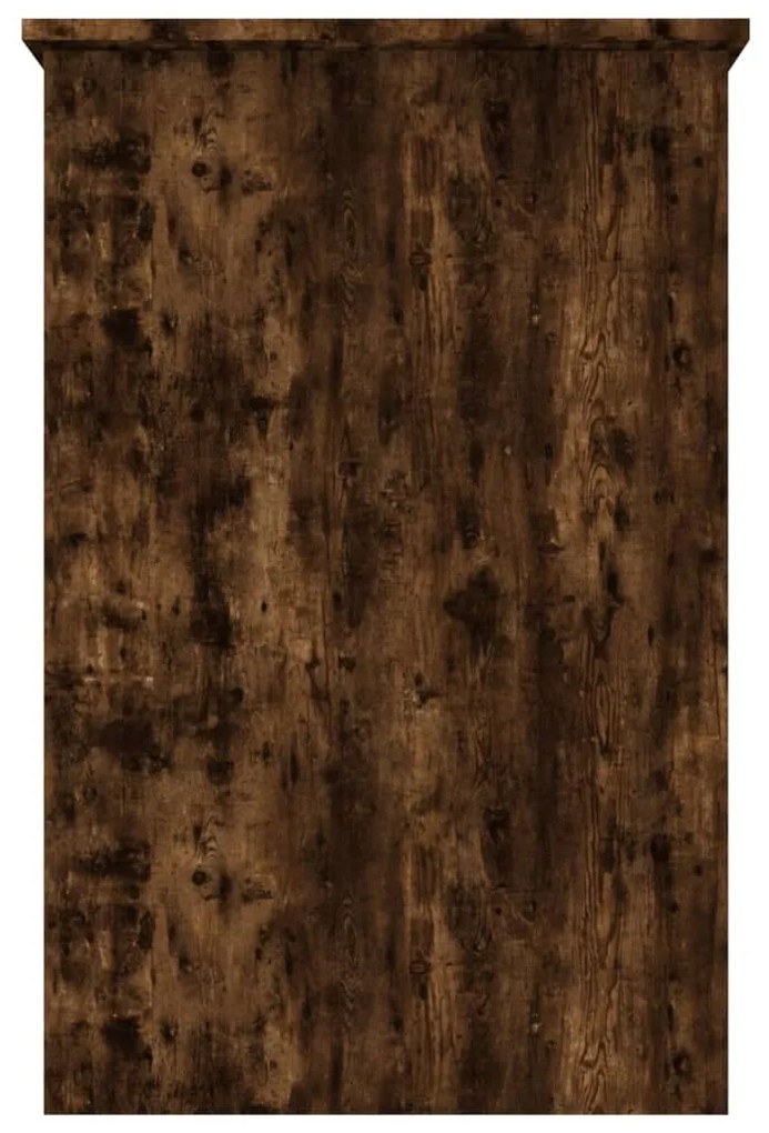 Secretária 100x50x76cm derivados de madeira cor carvalho fumado