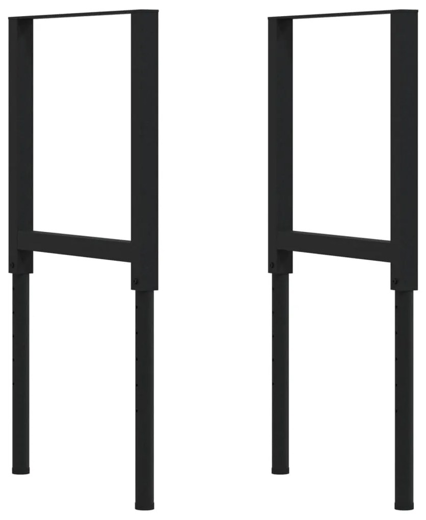Bancada retangular 100x60x(73-99,5) cm madeira de faia maciça